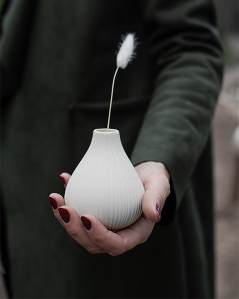 Vase Ekenäs Keramik, small - white