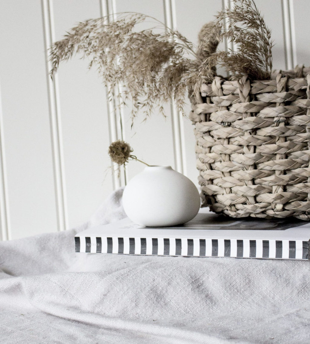 Vase Källa Small round - white