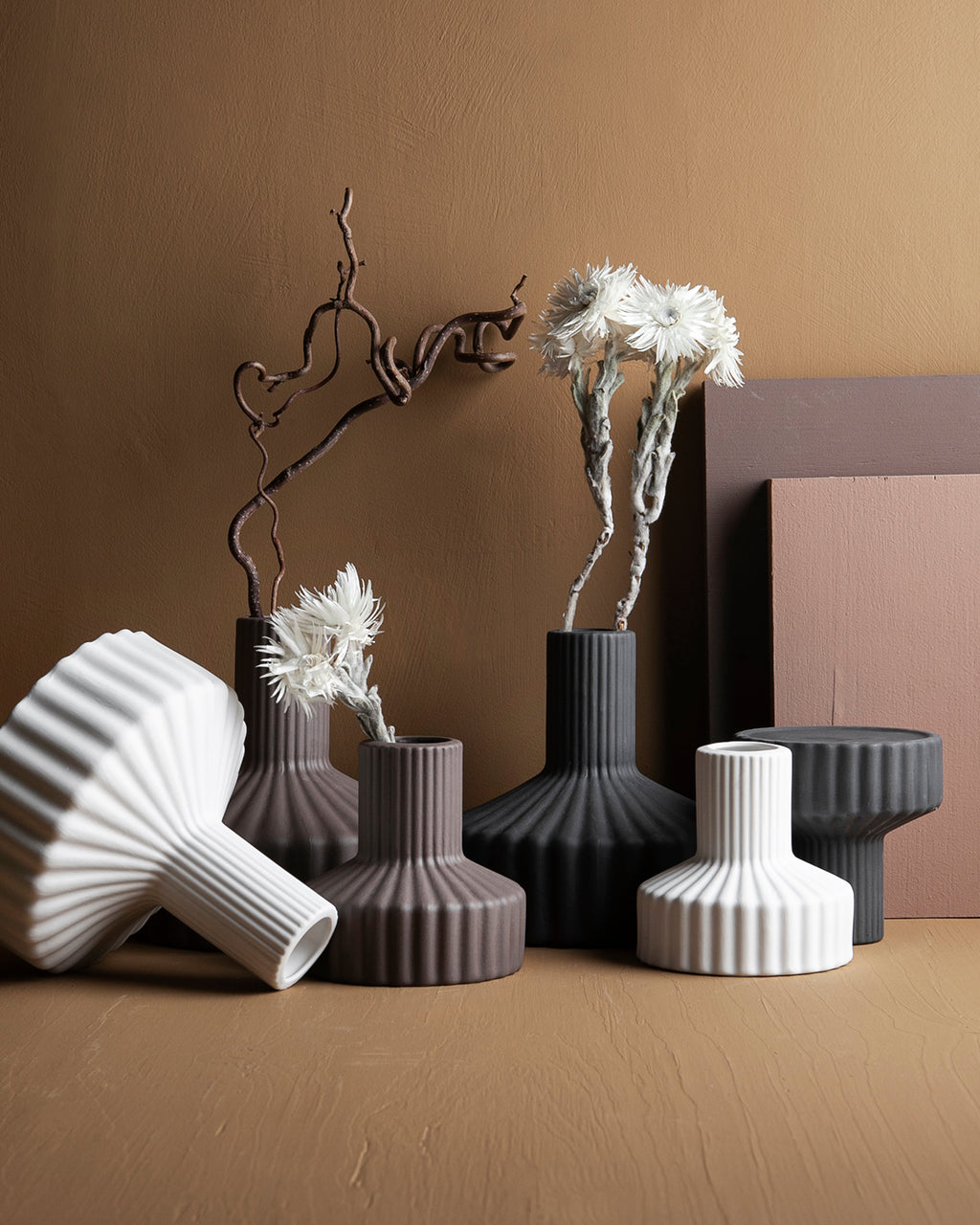 Vase Samset Keramik brown - small