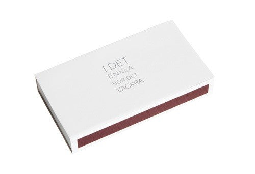 ERNST Streichholzschachtel - Spruch