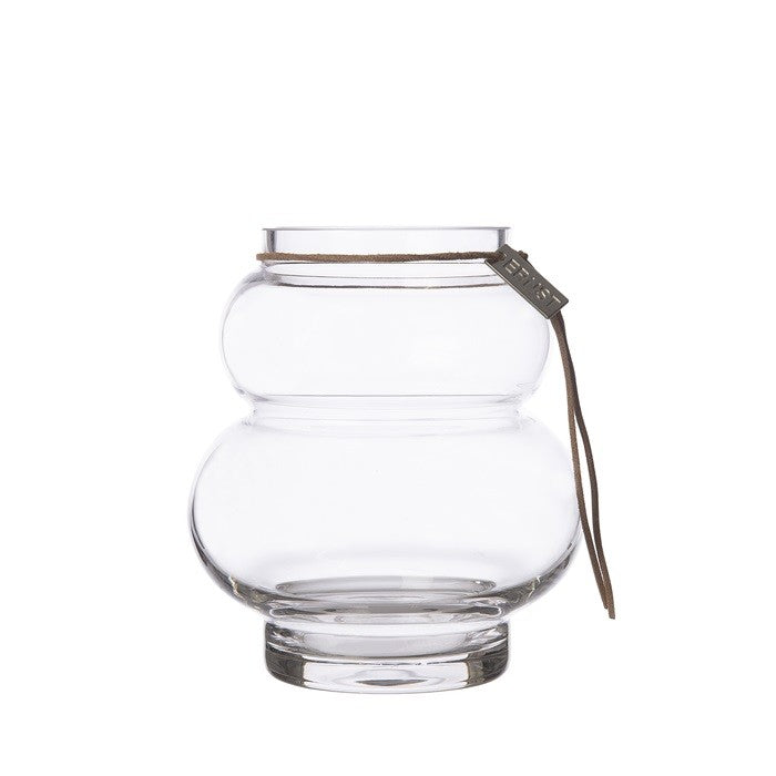 ERNST Glasvase gewölbt, klar - 14 cm