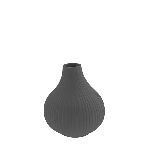 Vase Ekenäs Keramik, large - dark grey