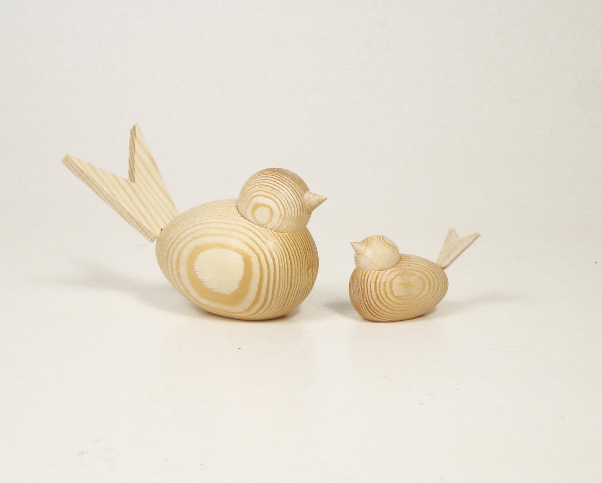 Deko Holzvogel mini - natur