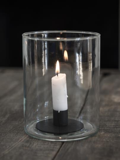 Kerzenhalter für Stabkerze als Einsatz für Windlicht und Laterne