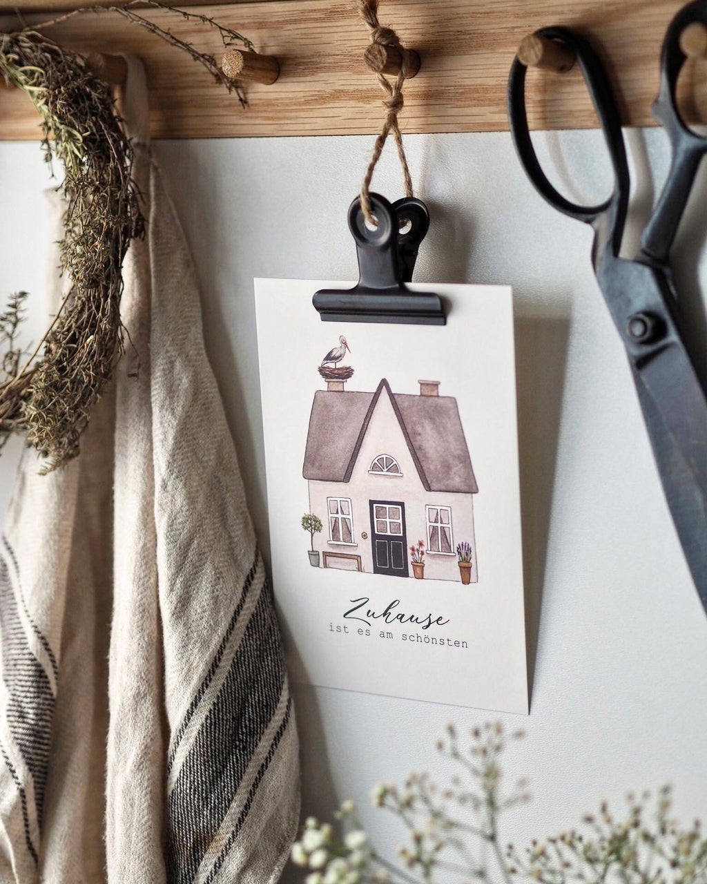 Postkarte "ZUHAUSE" A6