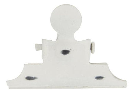 Klammer/ Dokumentenklammer mit Magnet - weiß