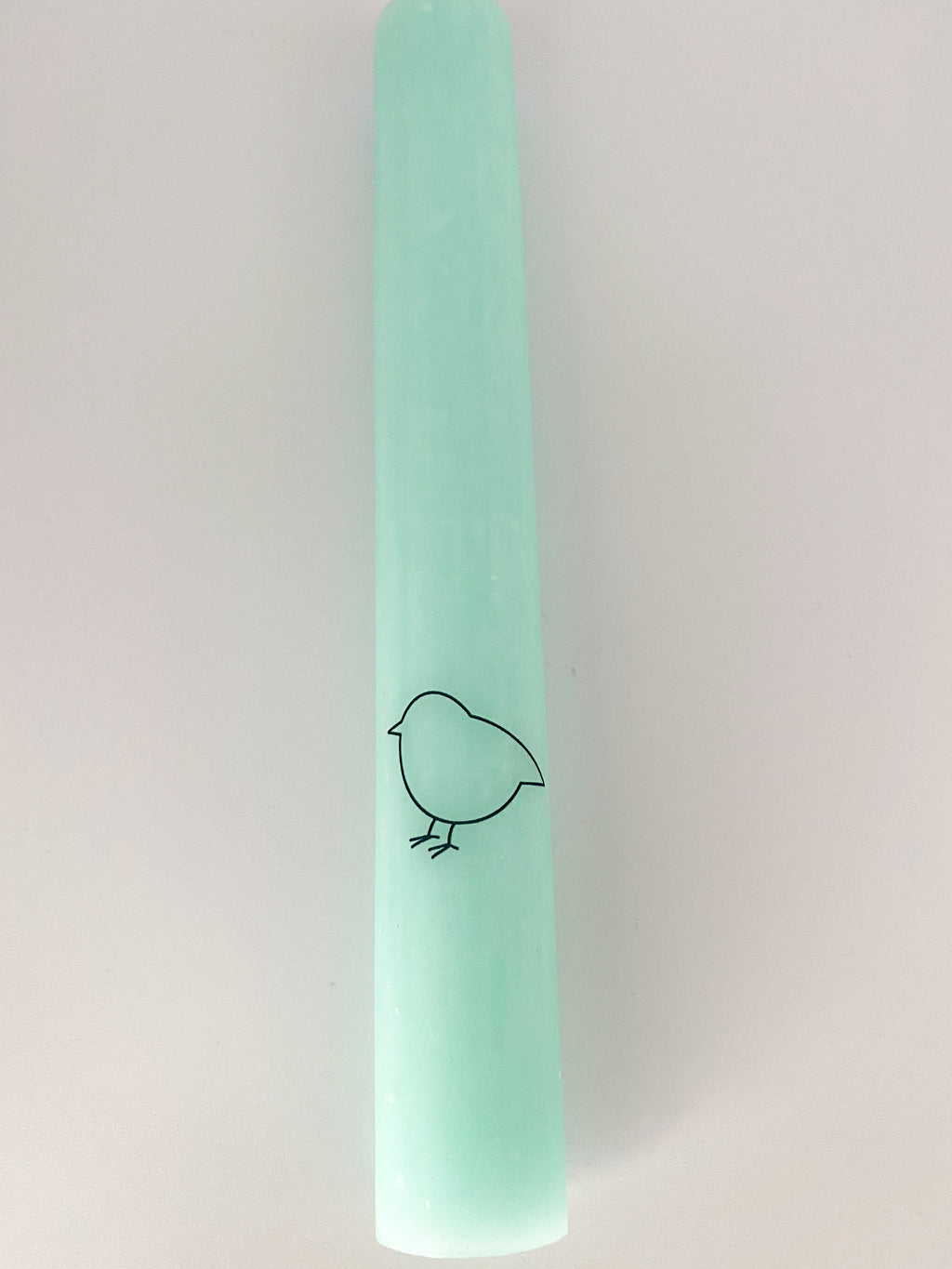 Stabkerze kleiner Vogel - mint