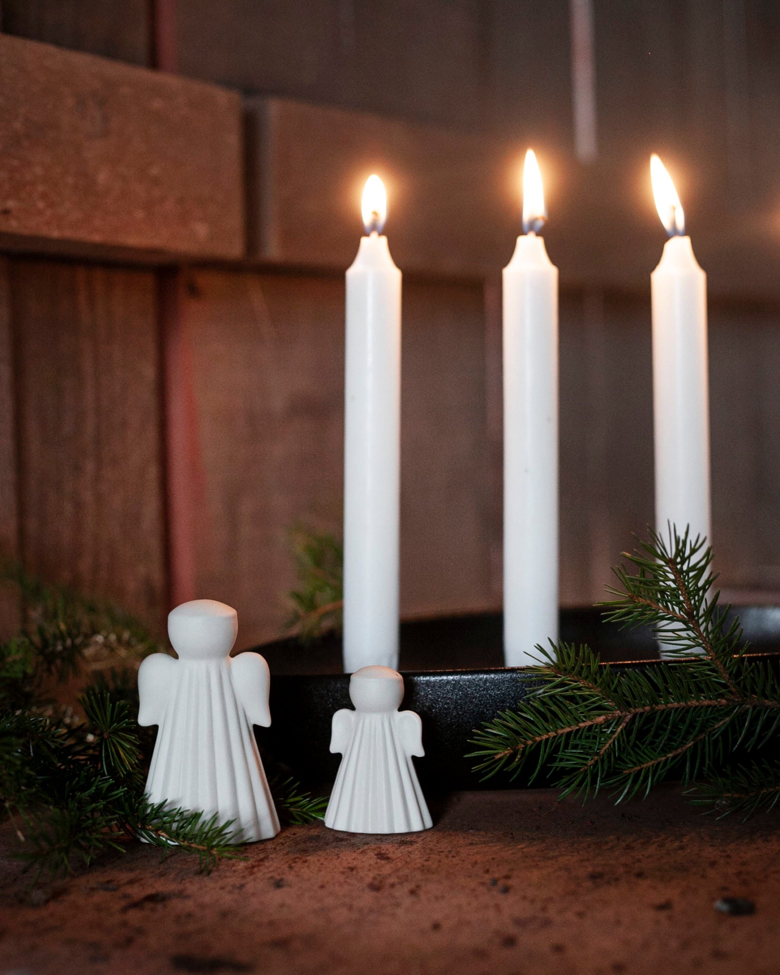 Keramikengel Saga white - Medium