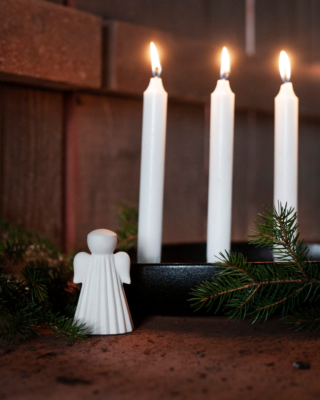 Keramikengel Saga white - Medium