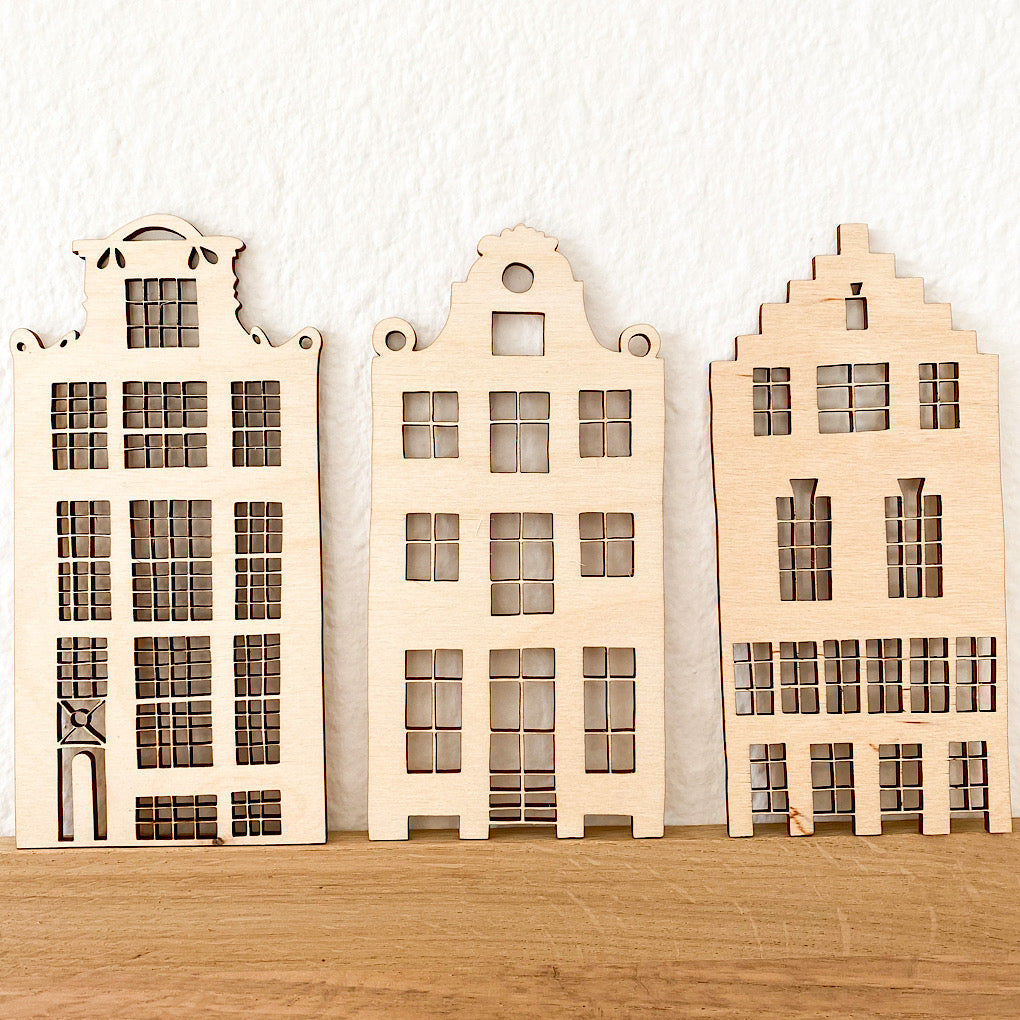 Holzhaus/ Lasercut Amsterdam Haus Nr. 2
