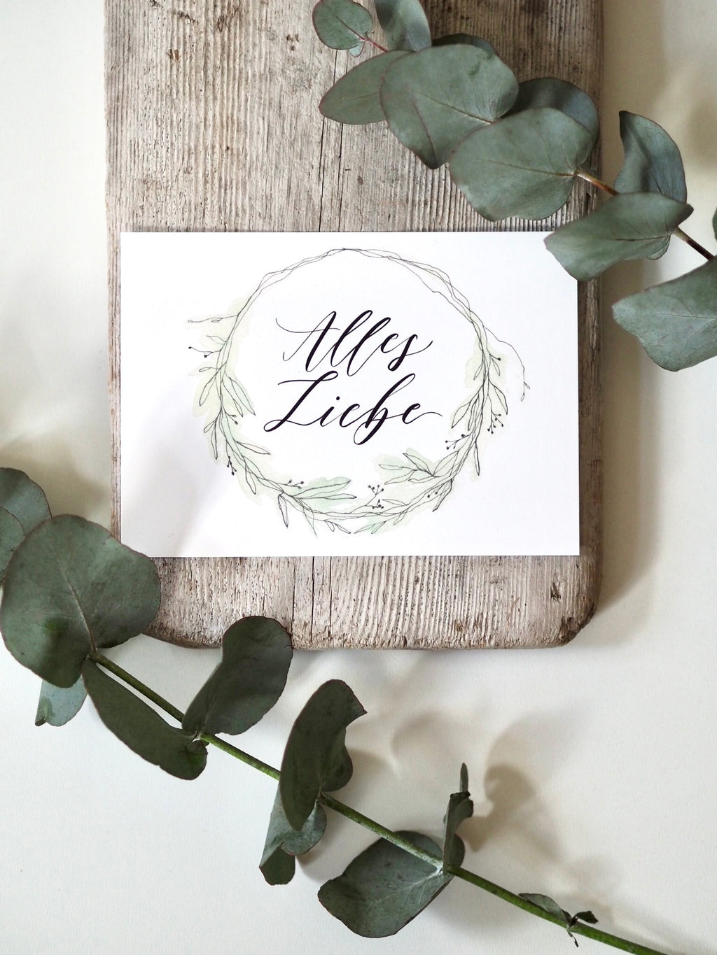 Postkarte "ALLES LIEBE" A6