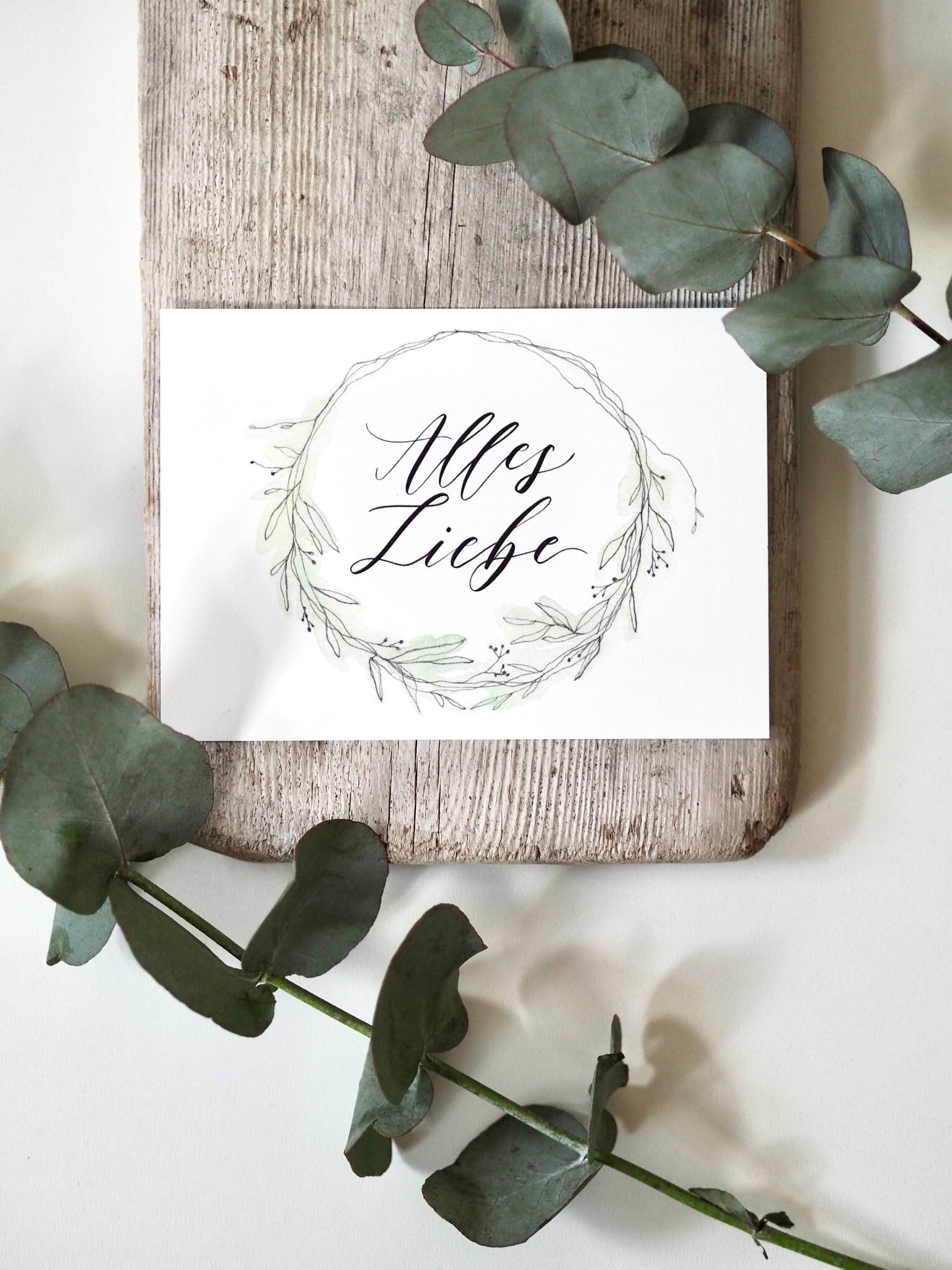 Postkarte "ALLES LIEBE" A6