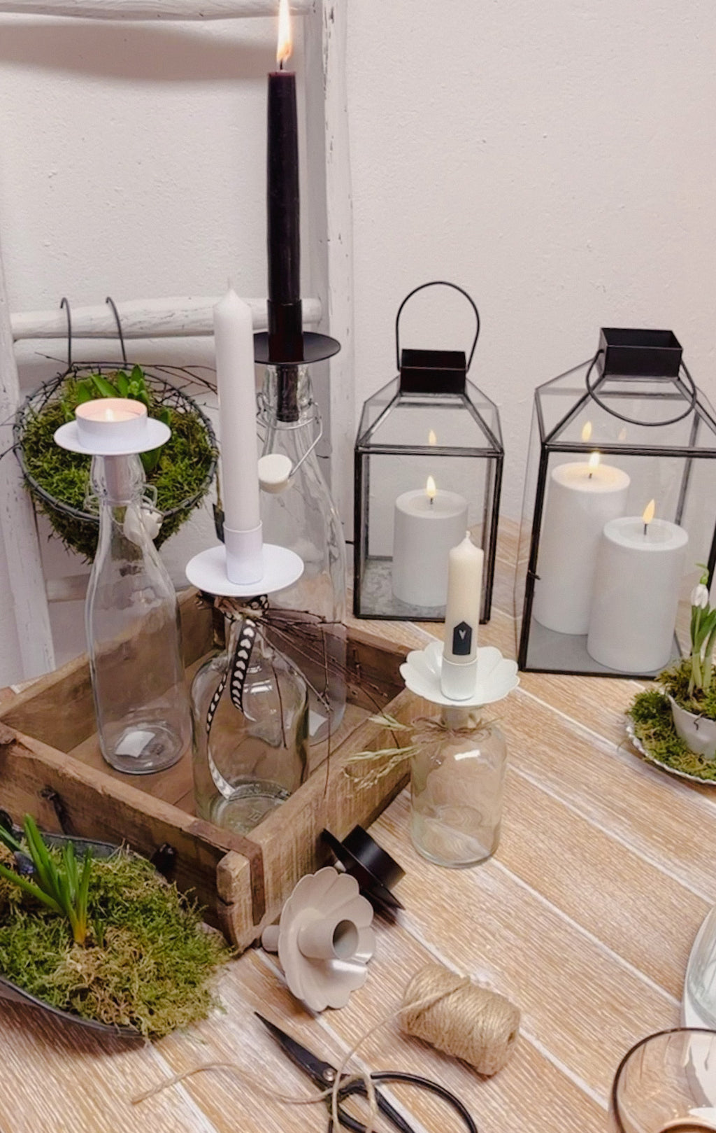 Glasflasche mit Keramikverschluss 1/2 L