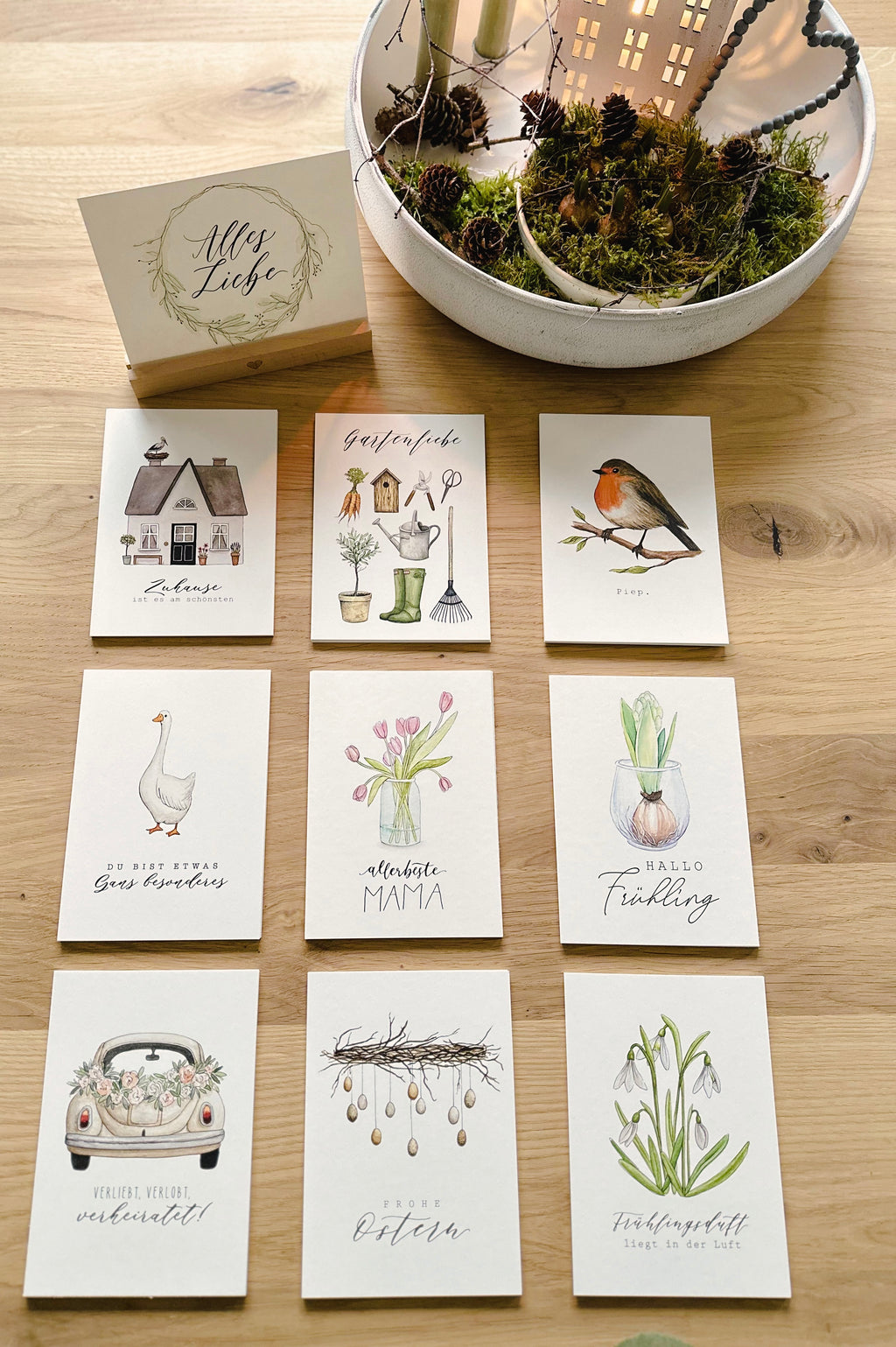 Postkarte "HALLO FRÜHLING" A6