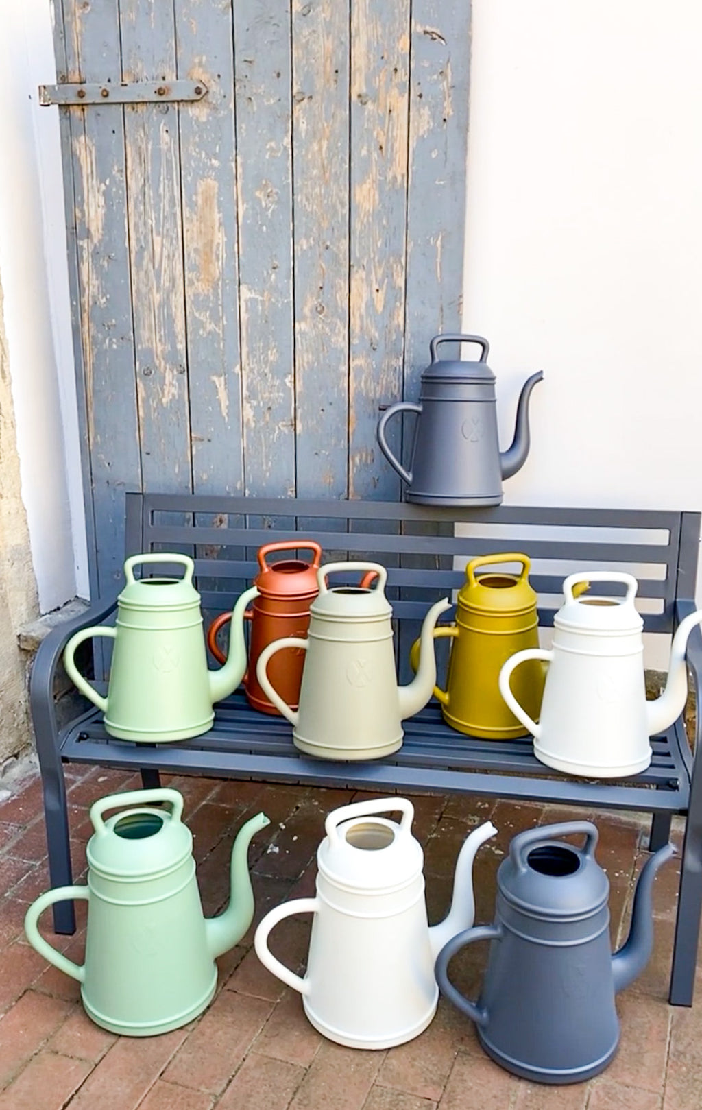 Gießkanne Lungo 8 L olivgrau