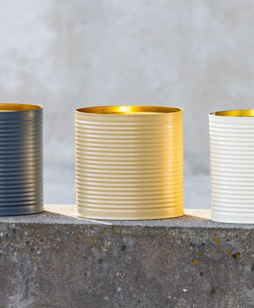 Outdoorkerze Matt Beige - Living by Heart