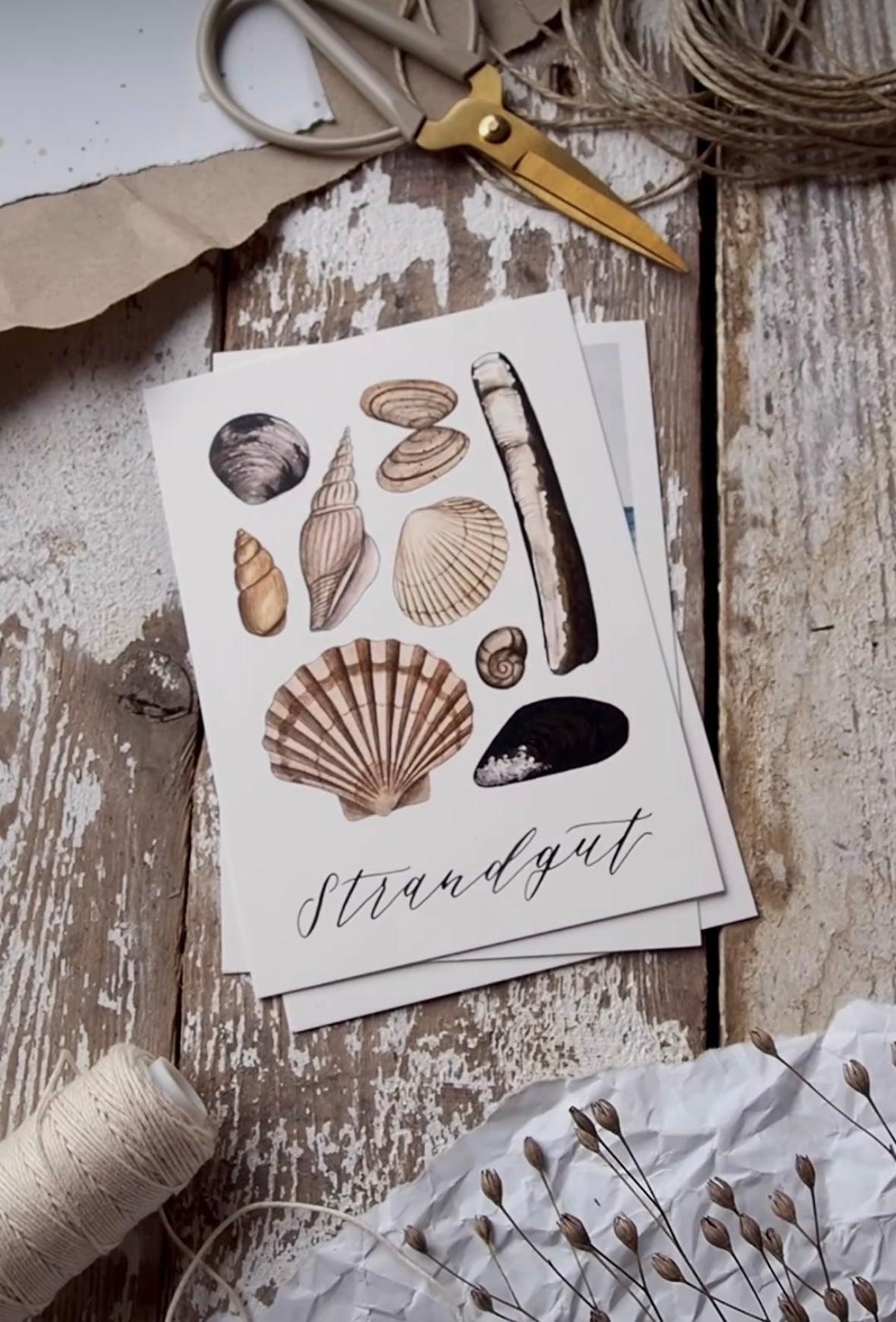 Postkarte "Strandgut" - A6