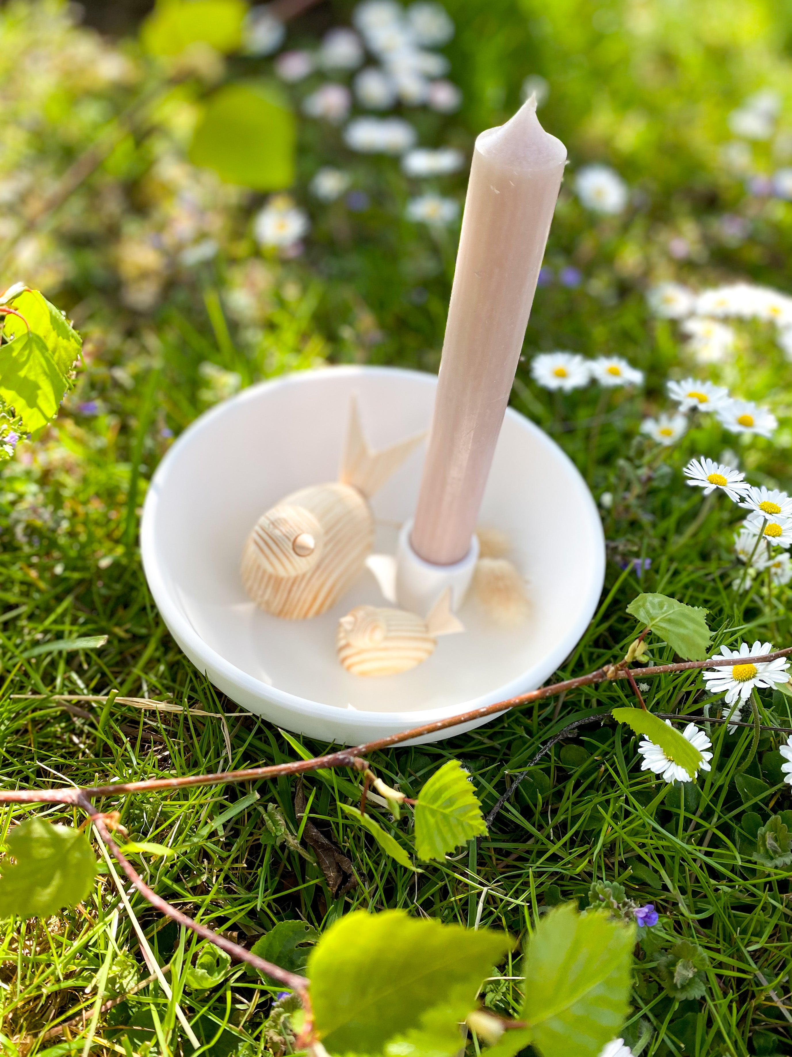 Deko Holzvogel mini - natur