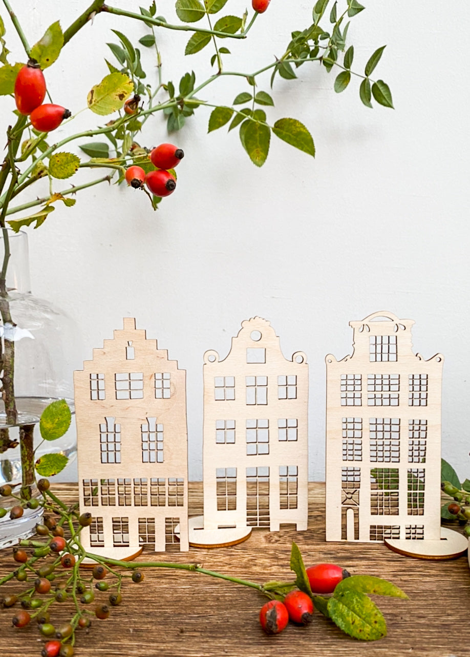 Holzhaus/ Lasercut Amsterdam Haus Nr. 2