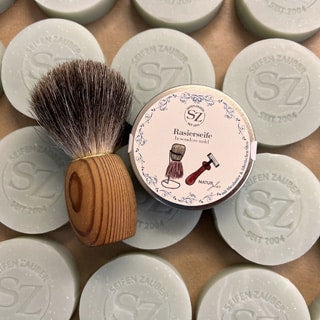 Rasierseife mit Sheabutter lose, zum nachfüllen 50 g - Romantik Linie