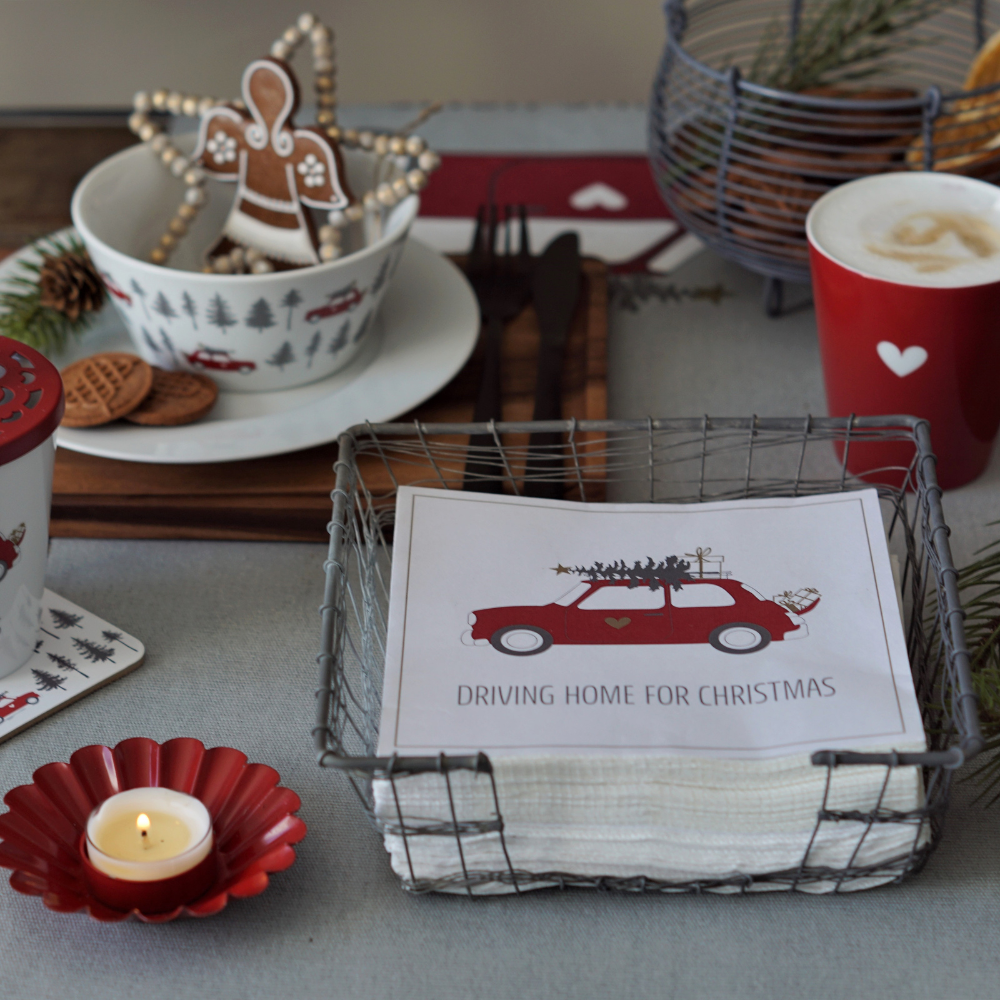 Serviettenkorb/ Serviettenhalter Drahtkorb