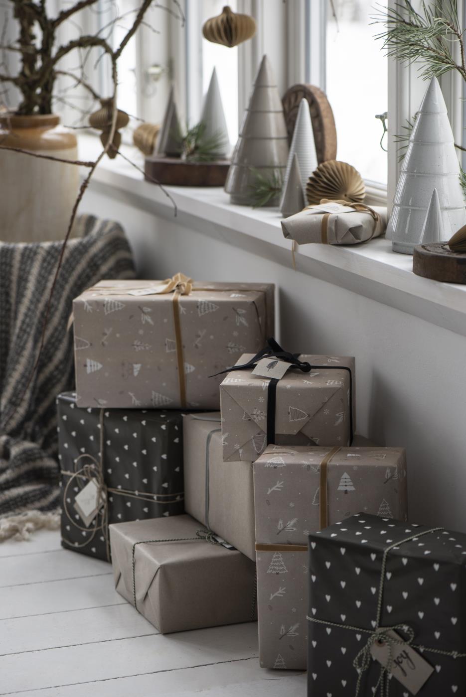 IB Laursen Garn grün/weiss 350 m - Geschenkband