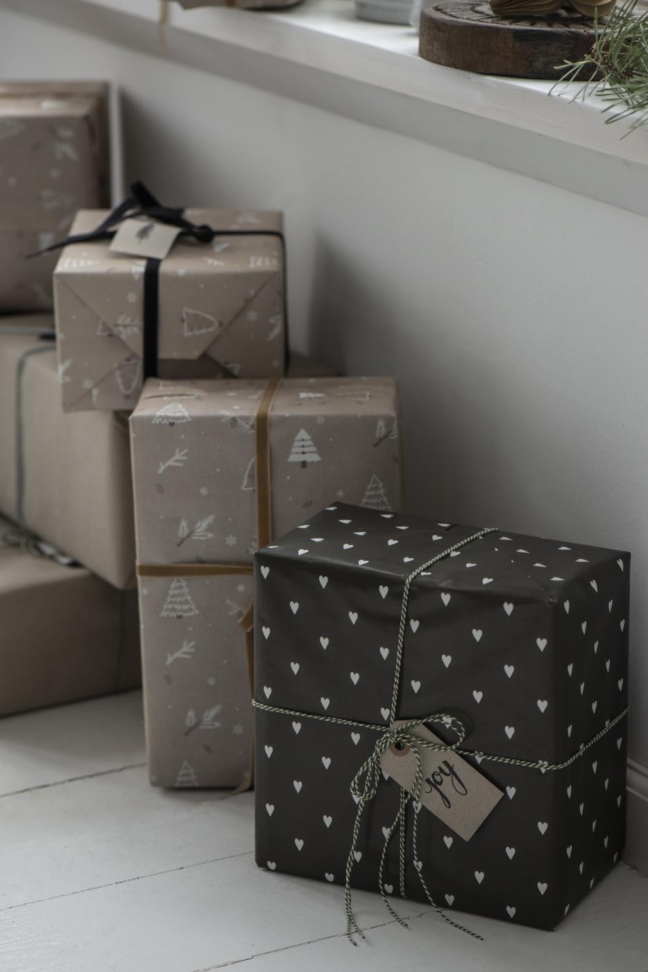 IB Laursen Garn grün/weiss 350 m - Geschenkband