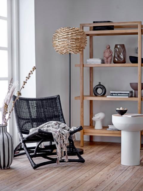 Bloomingville Skulptur weiß aus Cement - Indo Deco