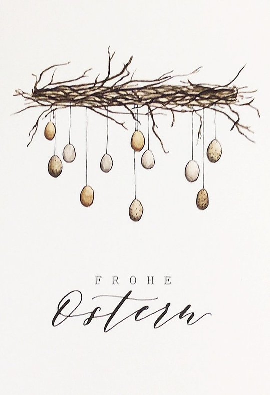 Postkarte "EIERKRANZ" A6