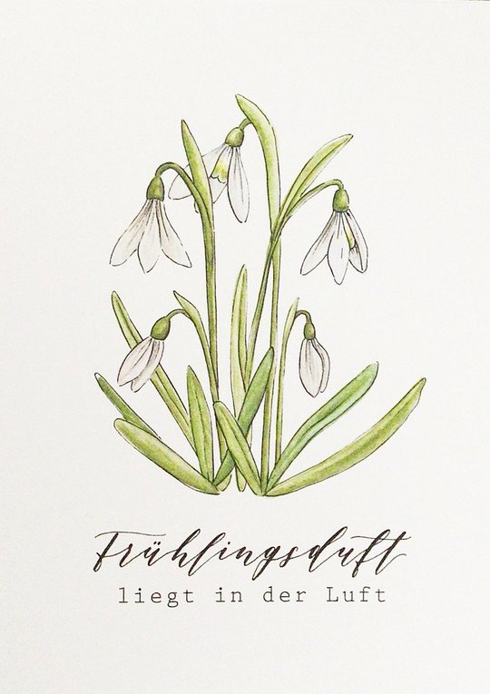 Postkarte "FRÜHLINGSDUFT" A6