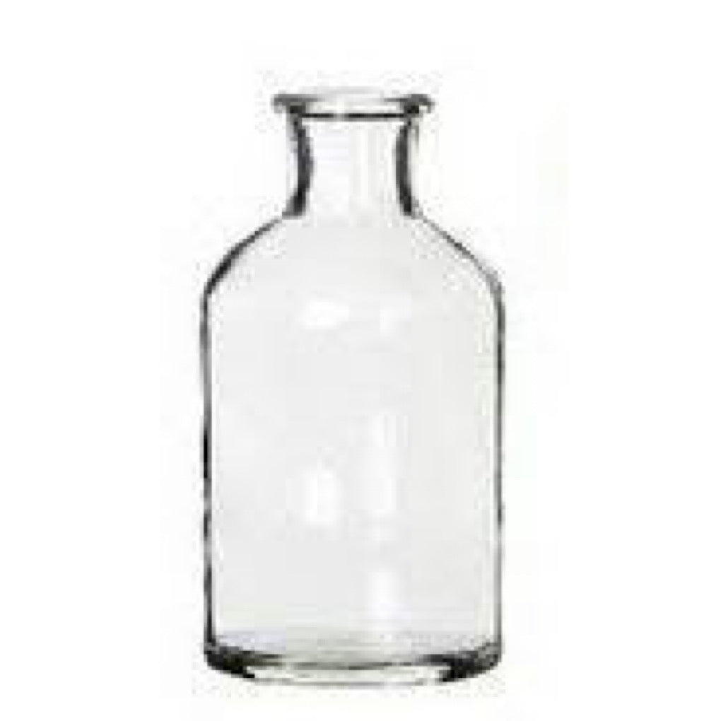 Glasflasche/ Kerzenhalter oder Vase - 12 cm