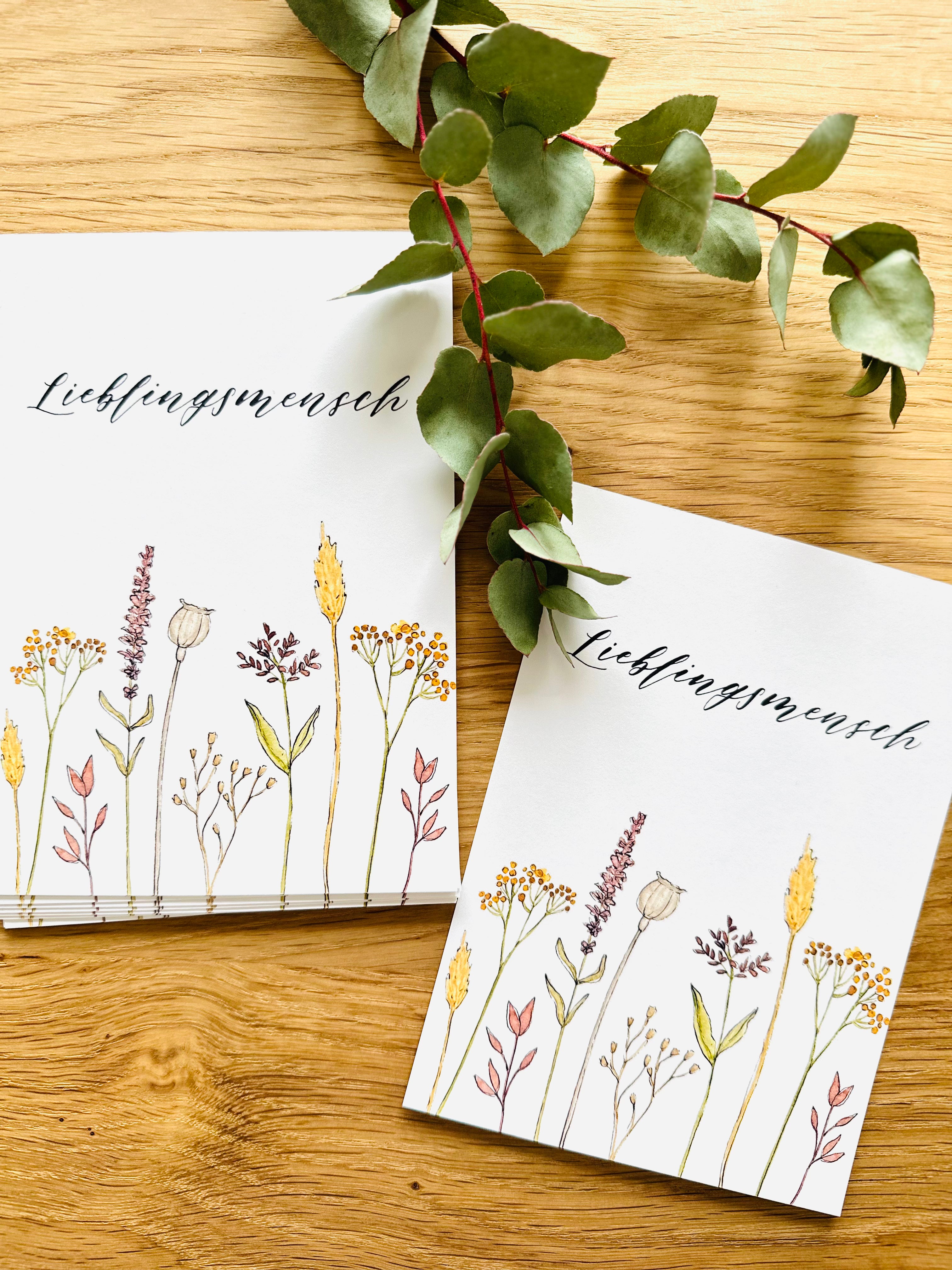 Postkarte "LIEBLINGSMENSCH" A6