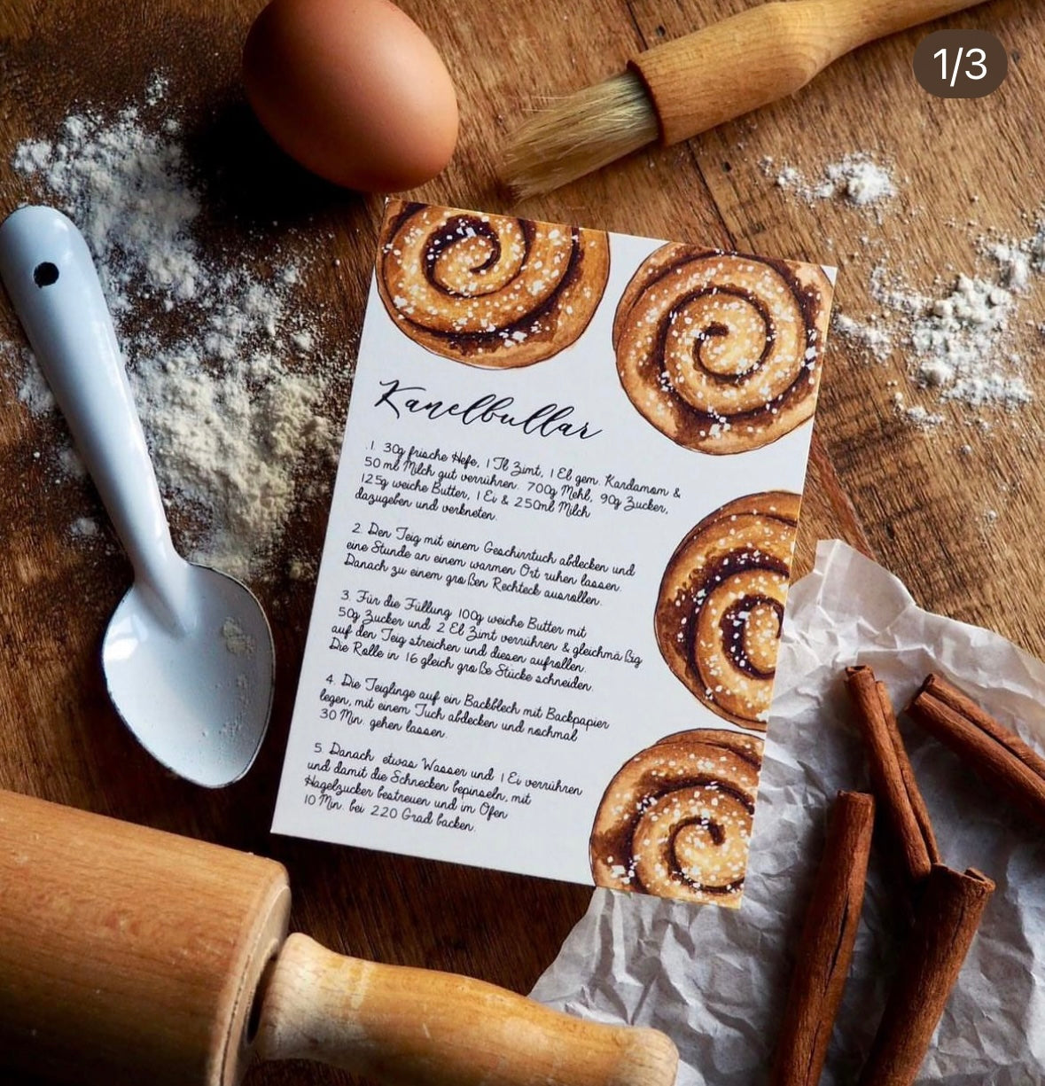 Postkarte "KANELBULLAR" A6
