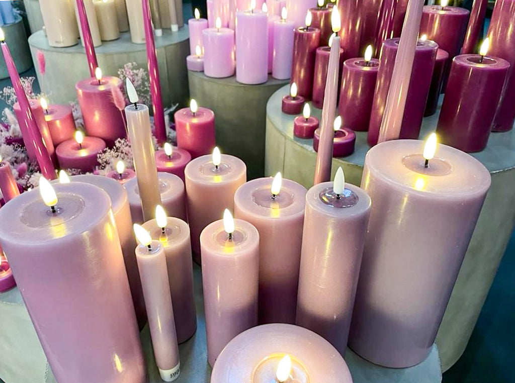 LED Teelicht Rose Deluxe Homeart - 2er Set