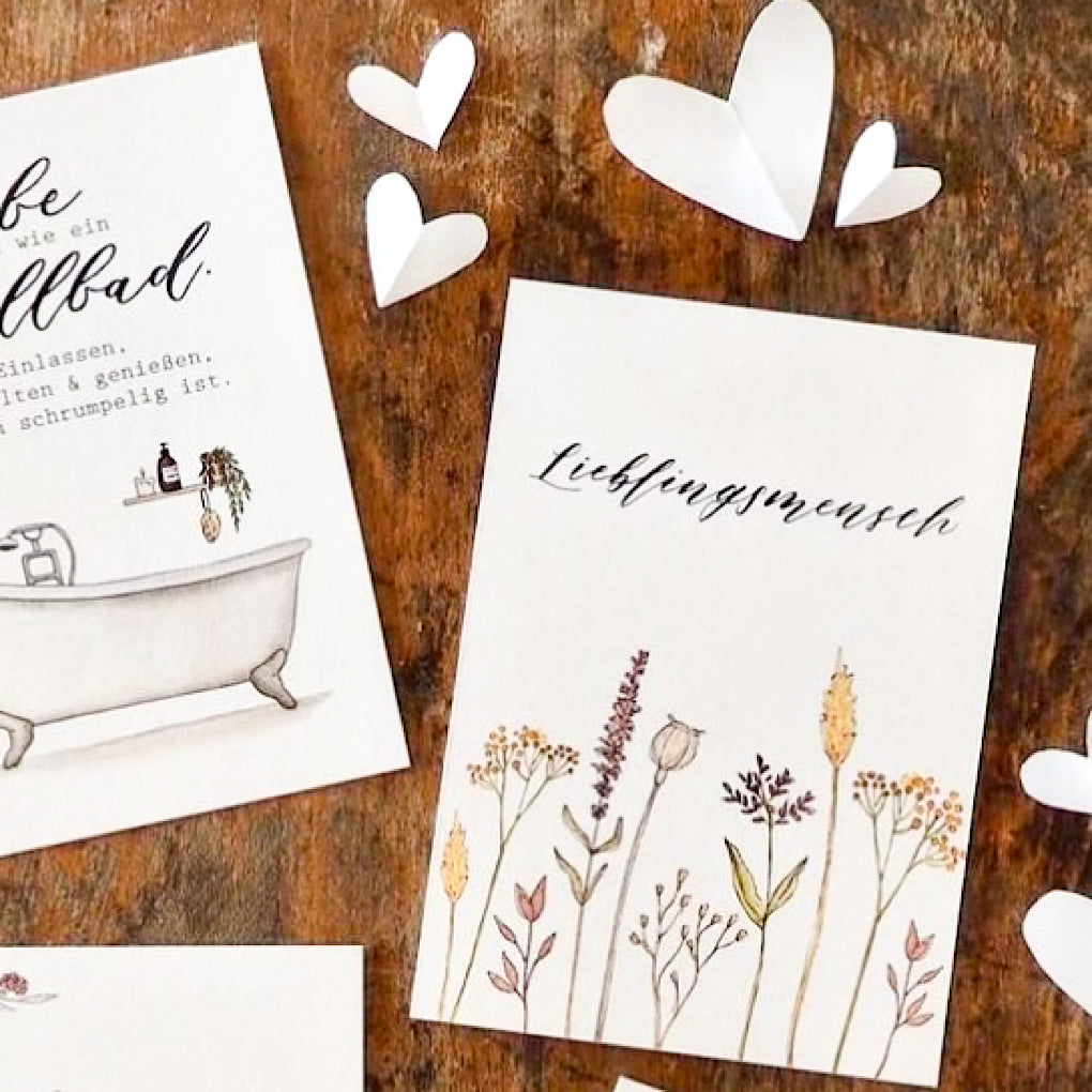 Postkarte "LIEBLINGSMENSCH" A6