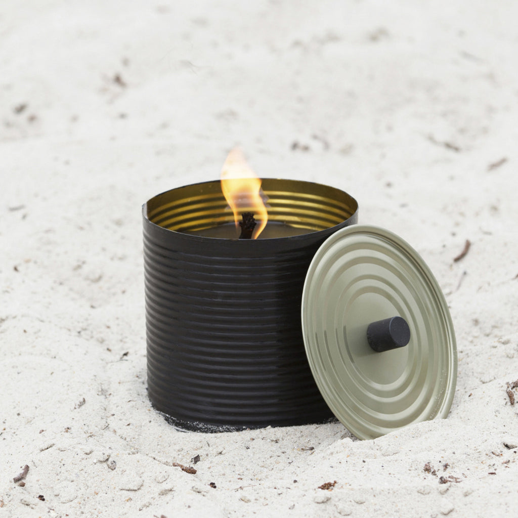 Outdoorkerze Matt Beige - Living by Heart